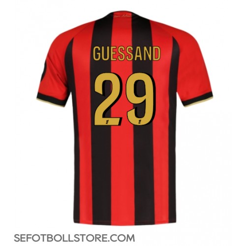 OGC Nice Evann Guessand #29 Replika Hemmatröja 2024-25 Kortärmad